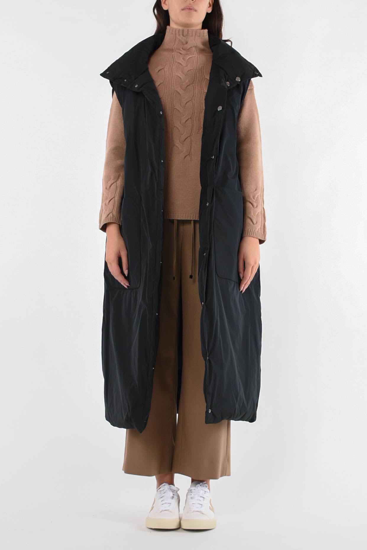 MAX MARA THE CUBE gilet reversibile modello taffgi