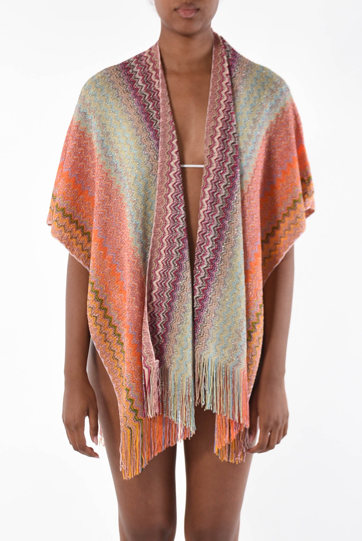 MISSONI poncho in lurex