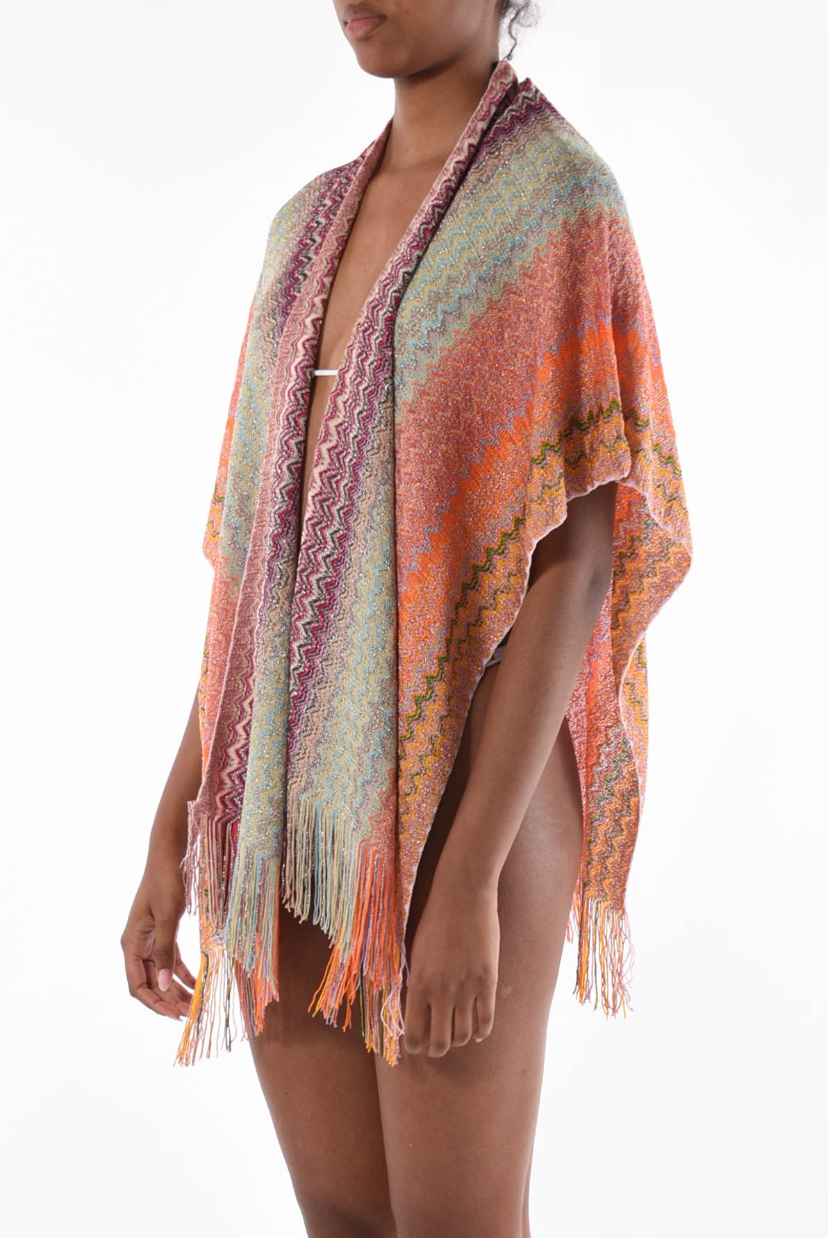 MISSONI poncho in lurex