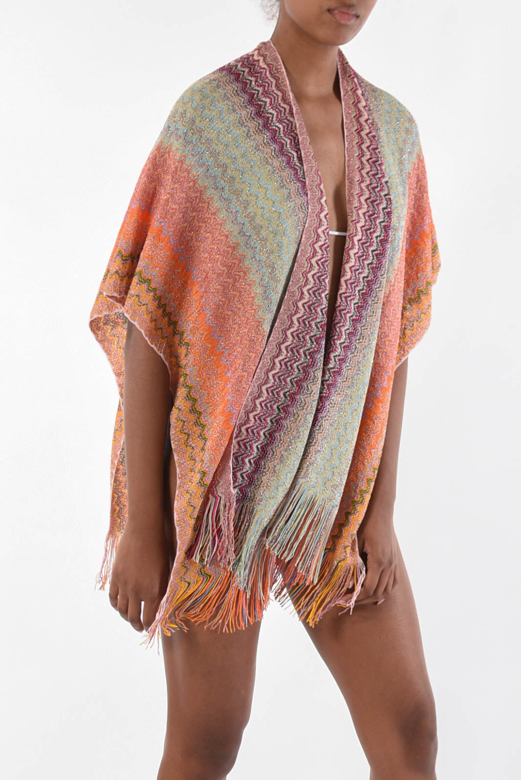 MISSONI poncho in lurex