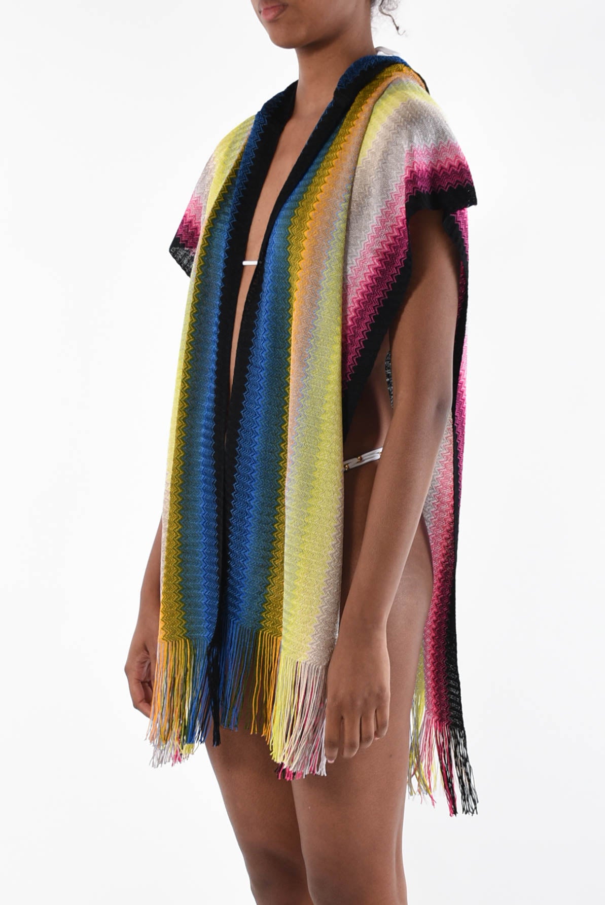 MISSONI poncho in maglia