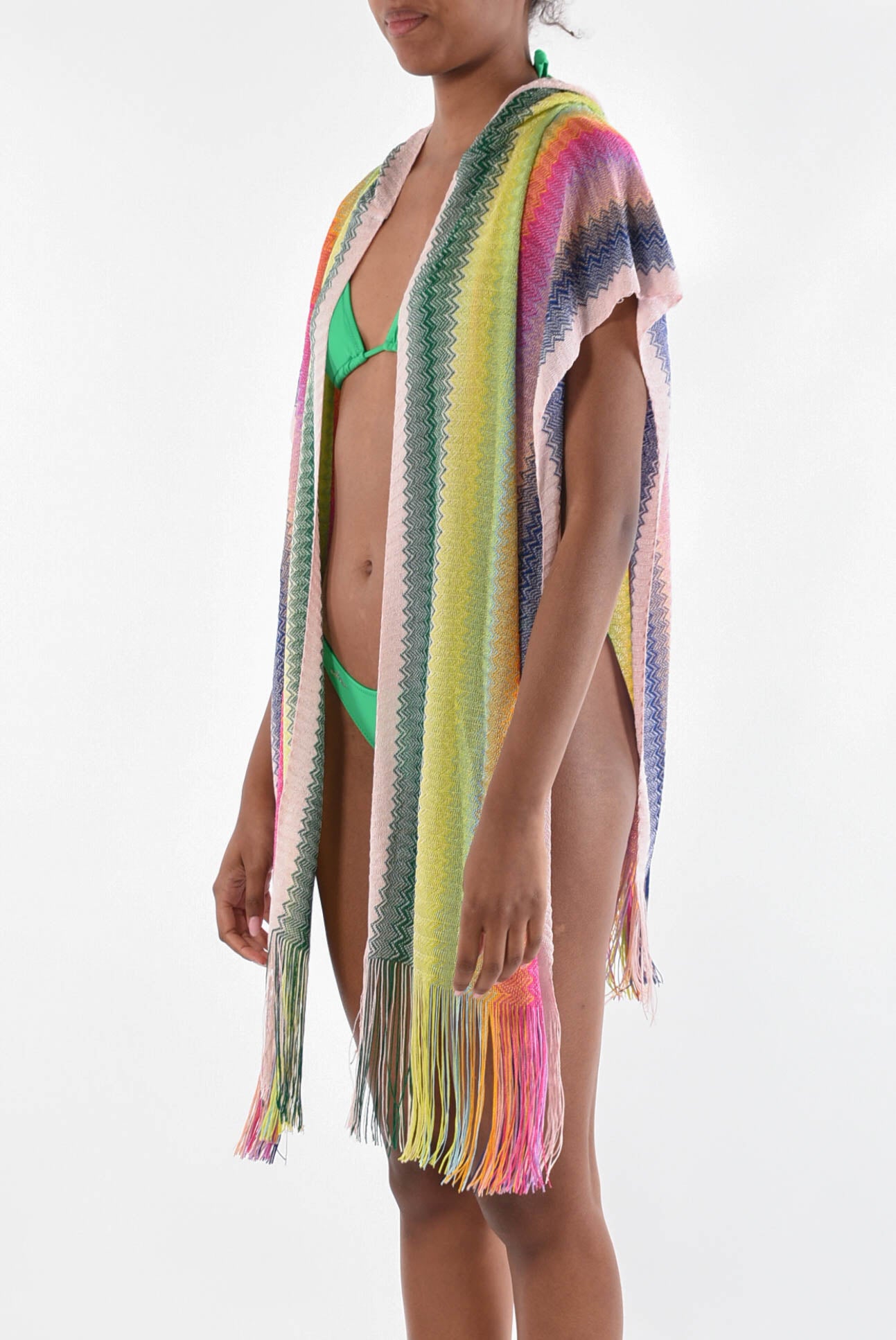 MISSONI poncho in maglia