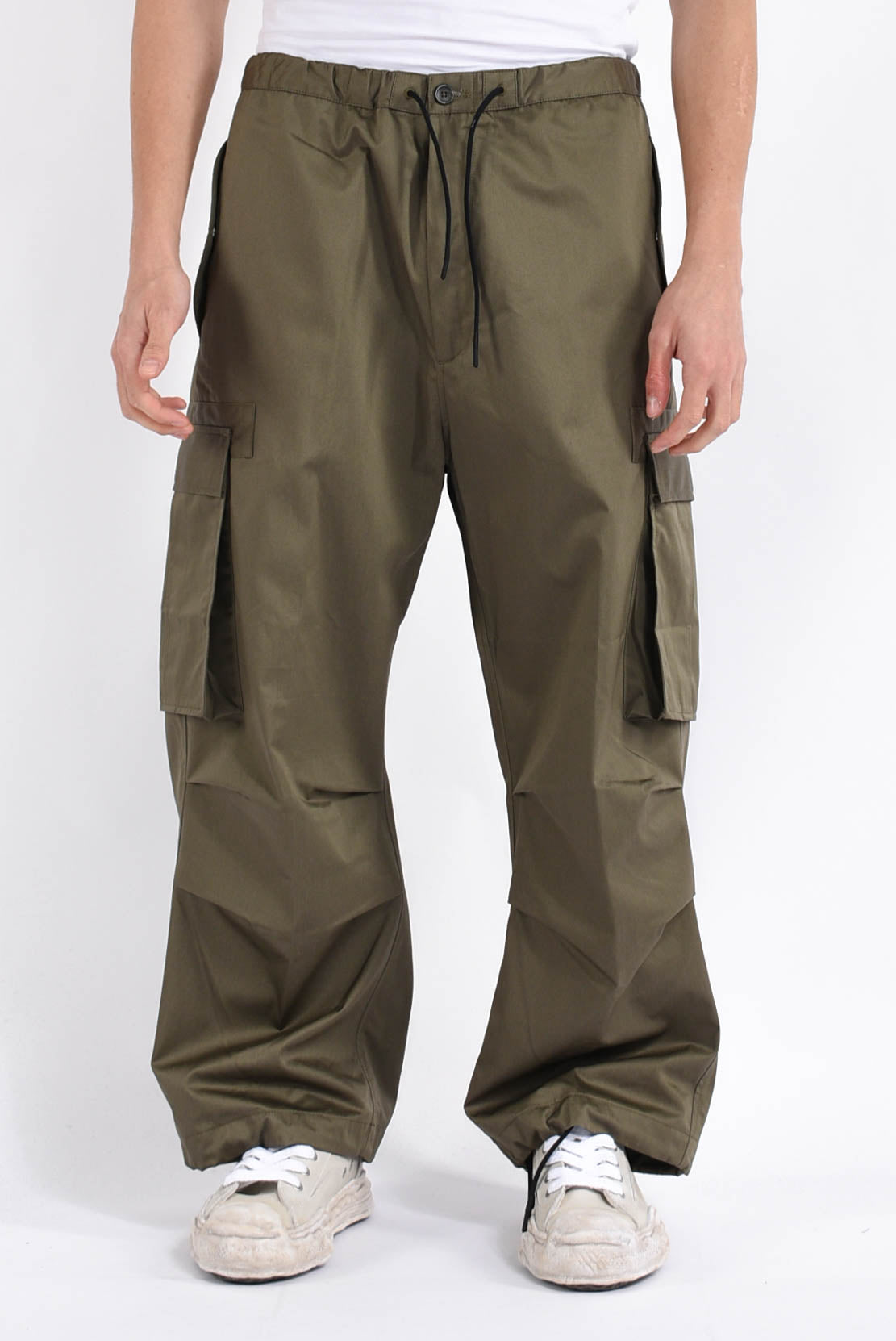 pantaloni cargo in cotone