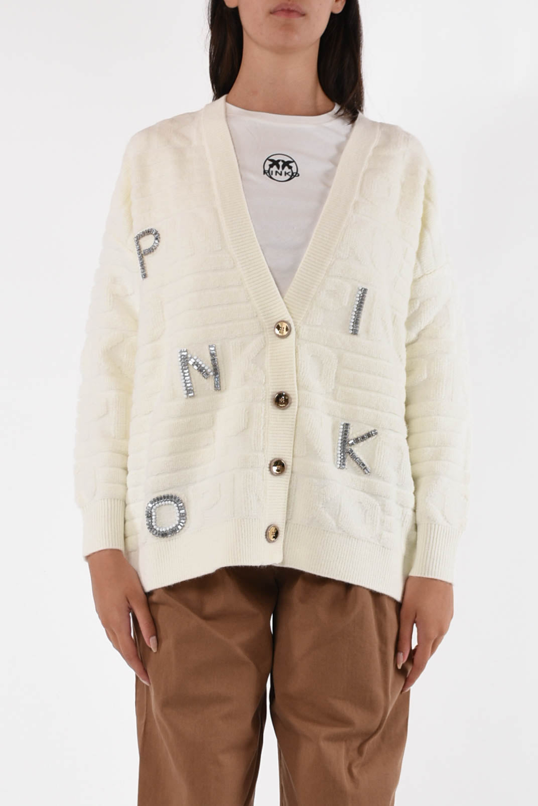 PINKO cardigan modello daino