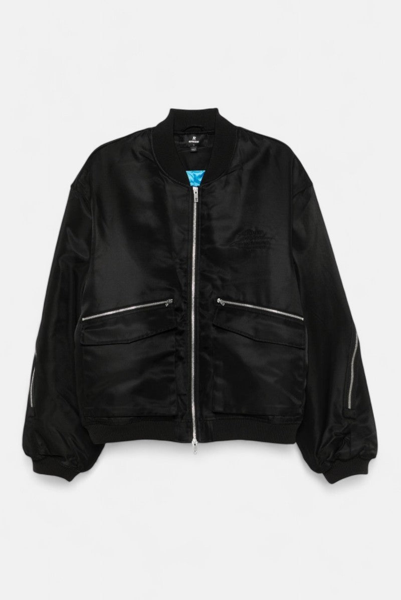 giubbino zip back bomber