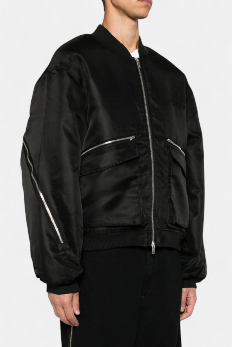 giubbino zip back bomber