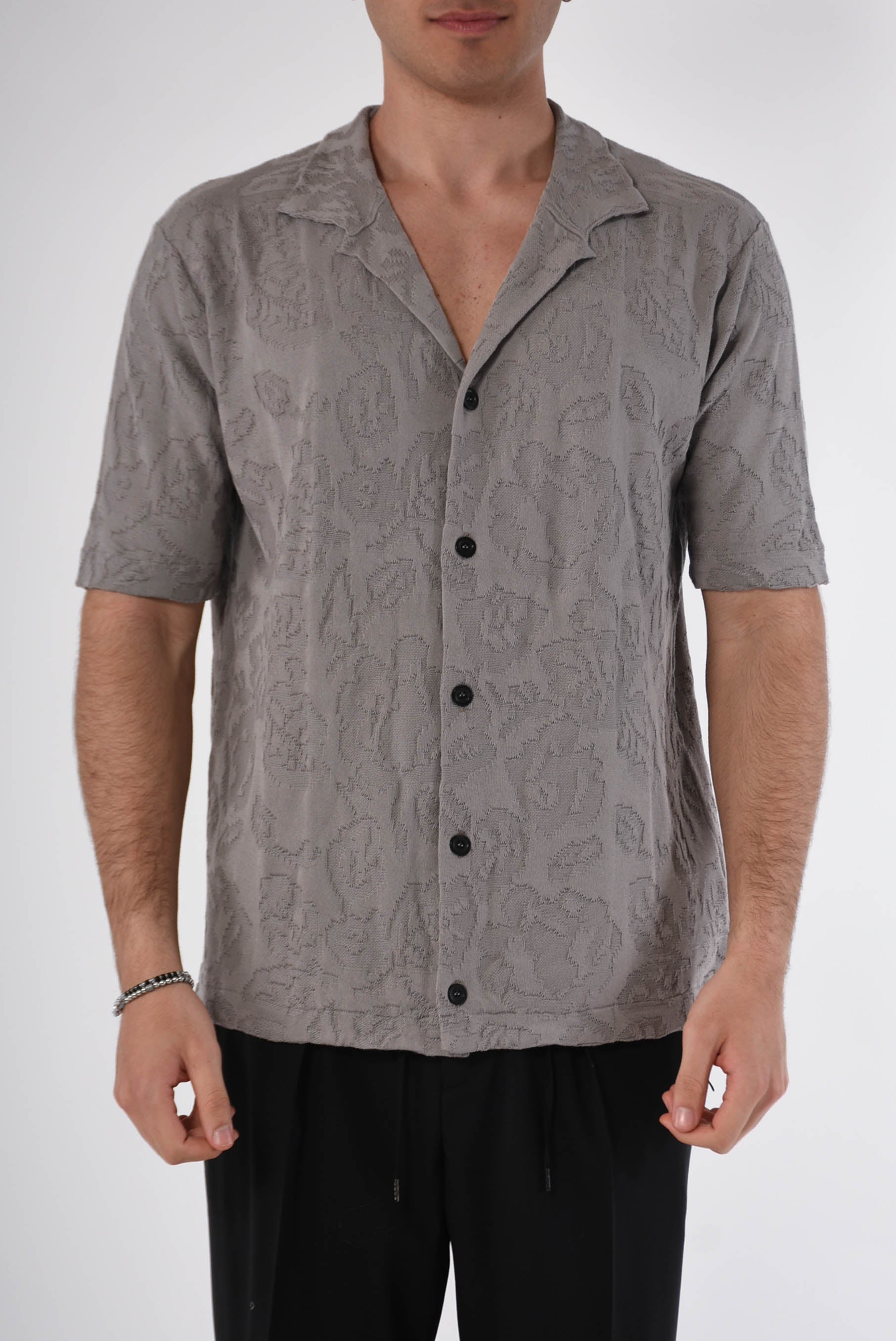 ROBERTO COLLINA Camicia floreale in cotone