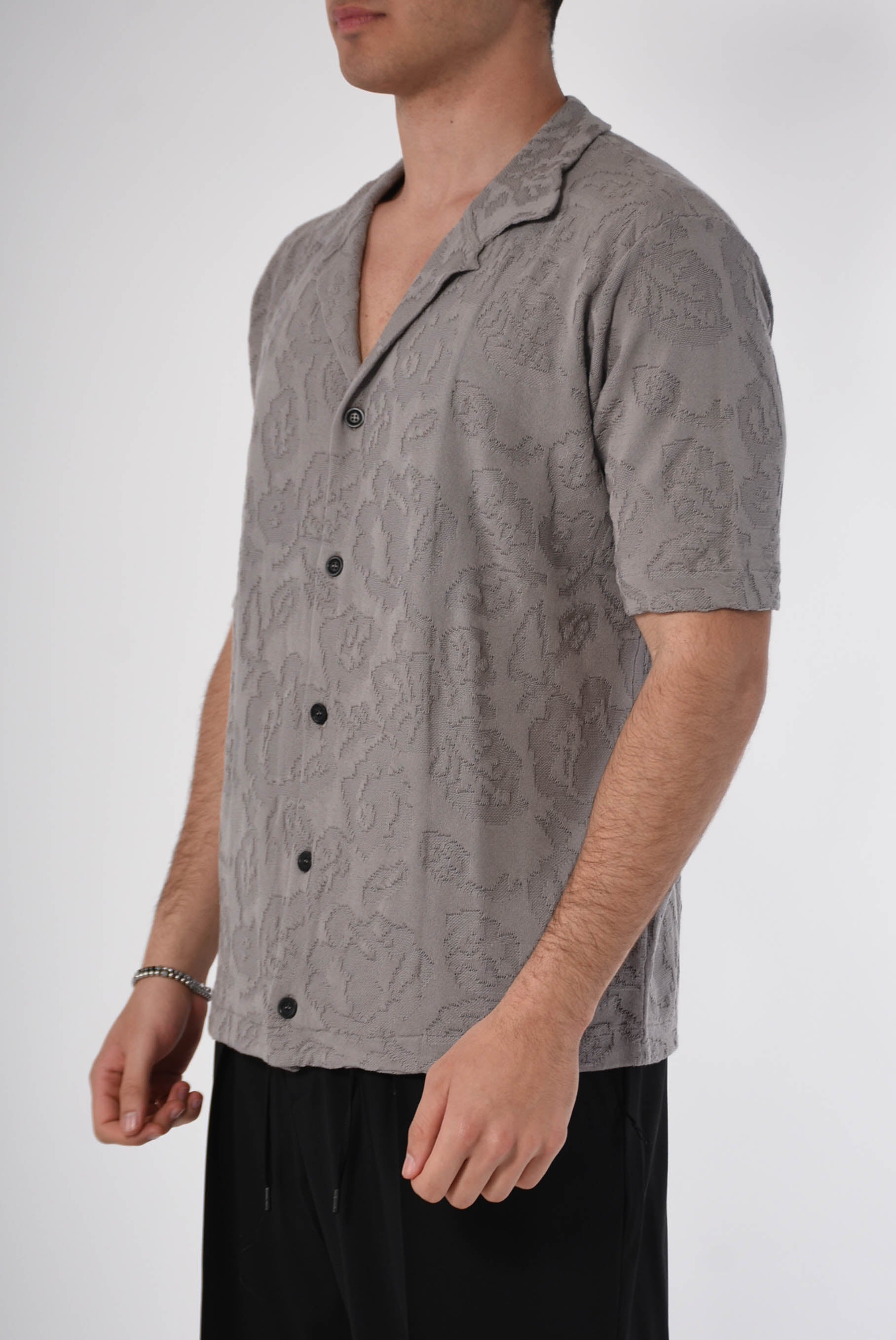 ROBERTO COLLINA Camicia floreale in cotone