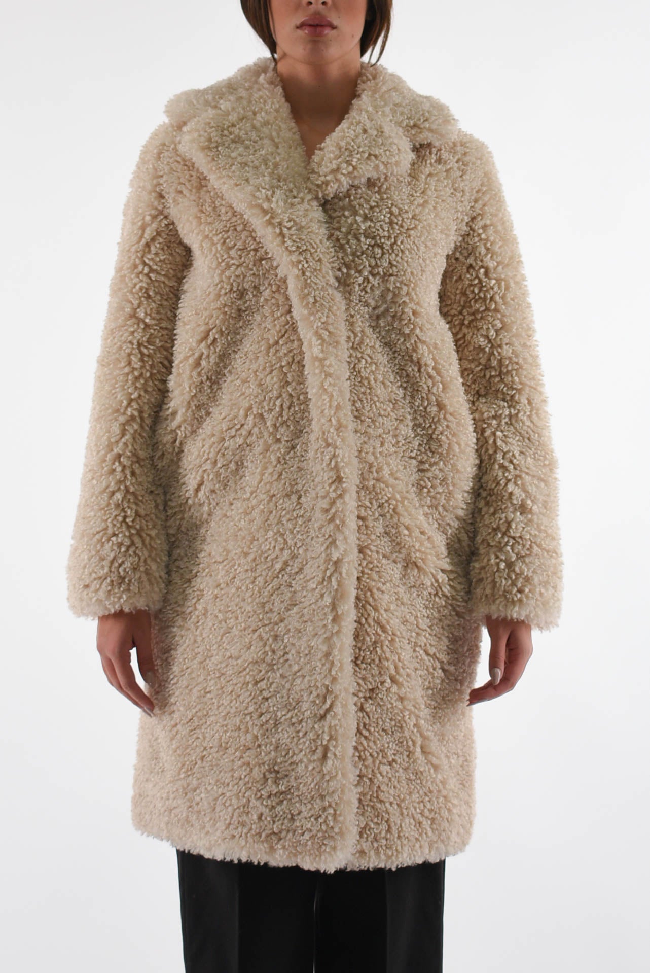 cappotto reversibile modello lamb coat