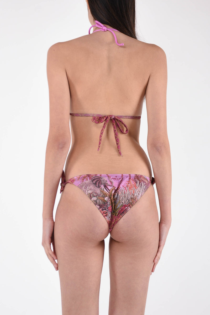 Bikini triangolo palm paradise Rosa Pin Up