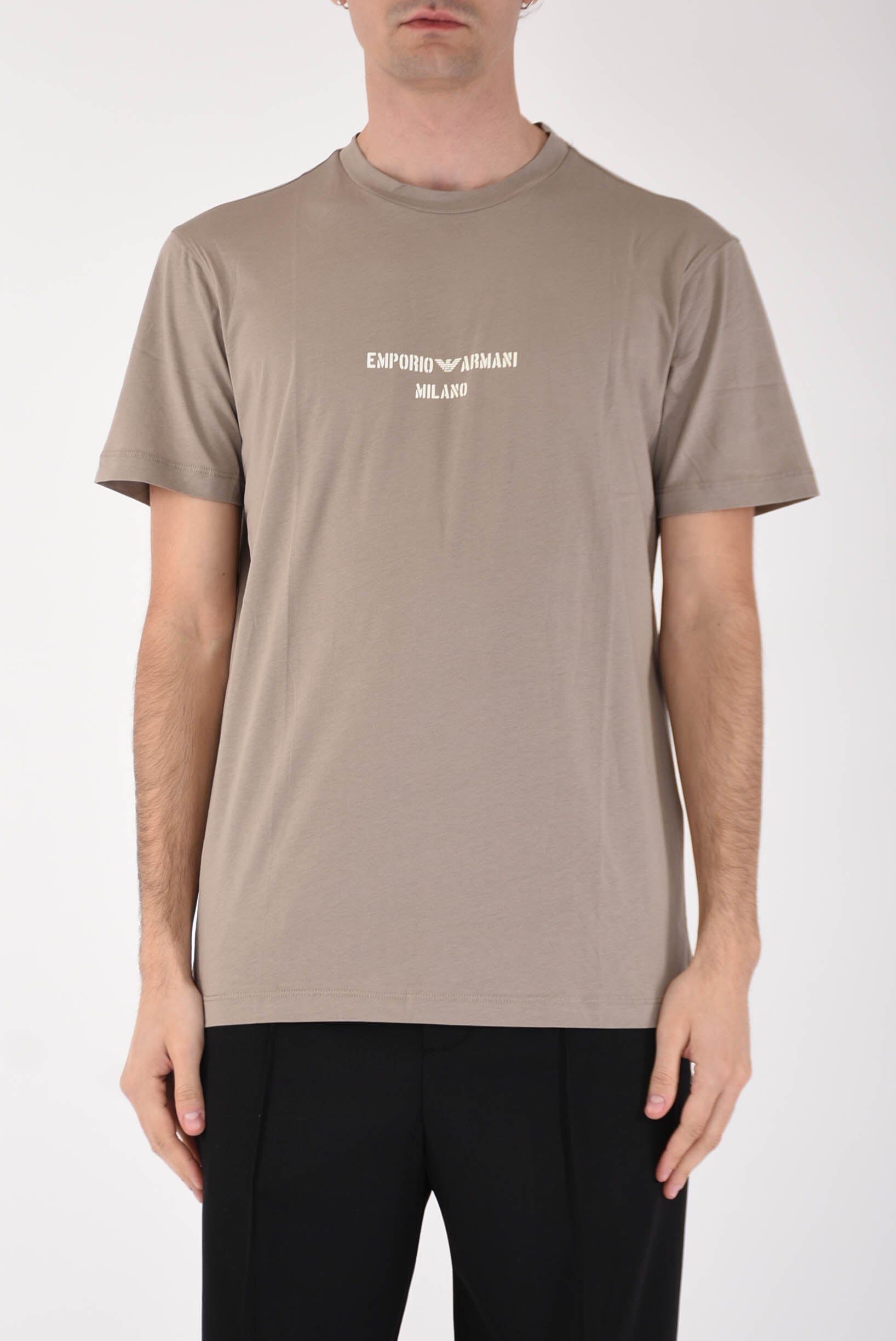 EMPORIO ARMANI T shirt with cotton logo Trafficmultilab